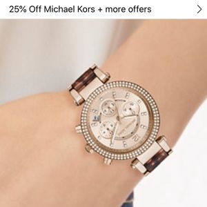 Additional pictures of Michael Kors parker watch